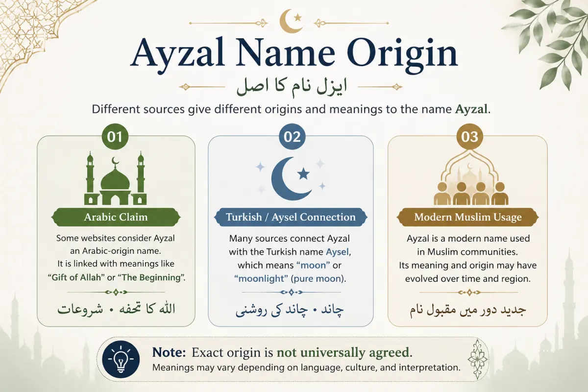 Ayzal Name Meaning in Urdu – ایزل نام کا مطلب، اصل اور تفصیل — illustration 3