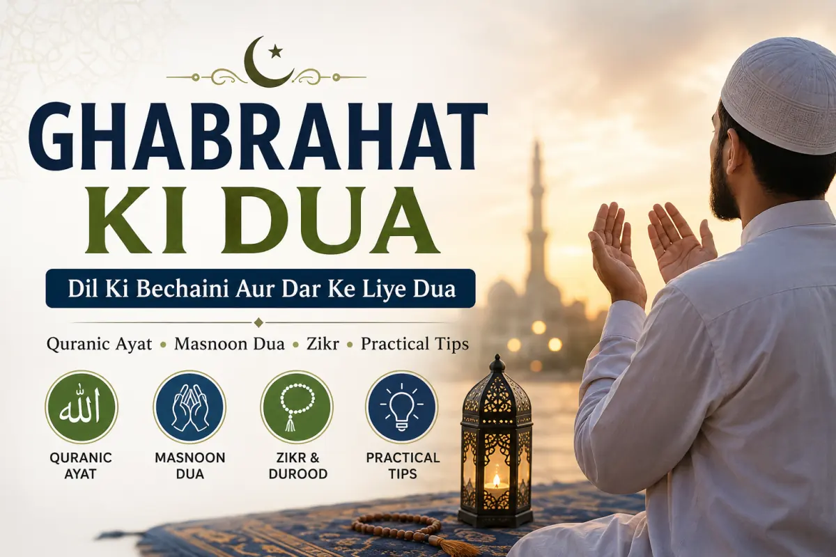 Ghabrahat Ki Dua – Prayer for Restlessness, Anxiety, and Fear — illustration 1